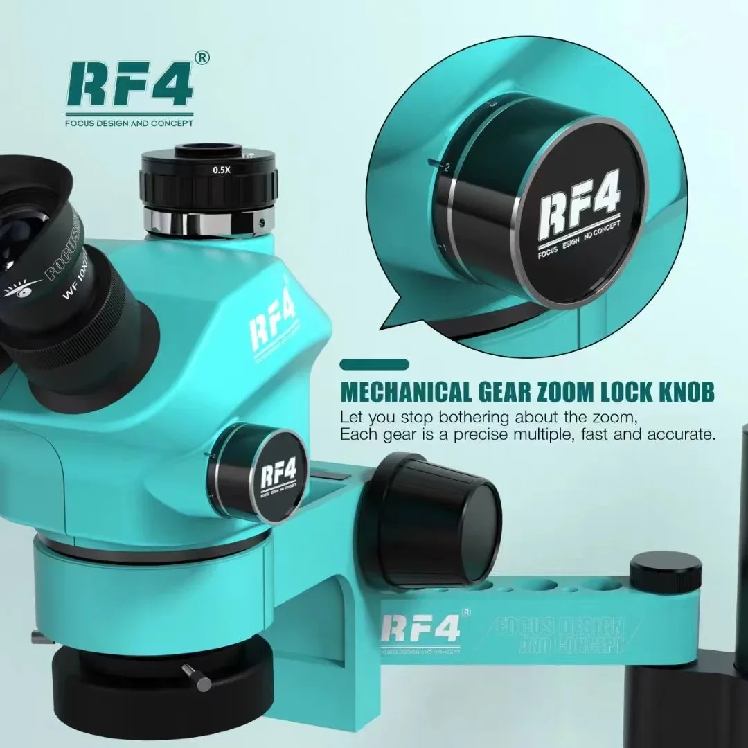 Electronics Repair Degree - 2025RF4 Microscoop RF-7050pro-FO19 360 graden draaibare