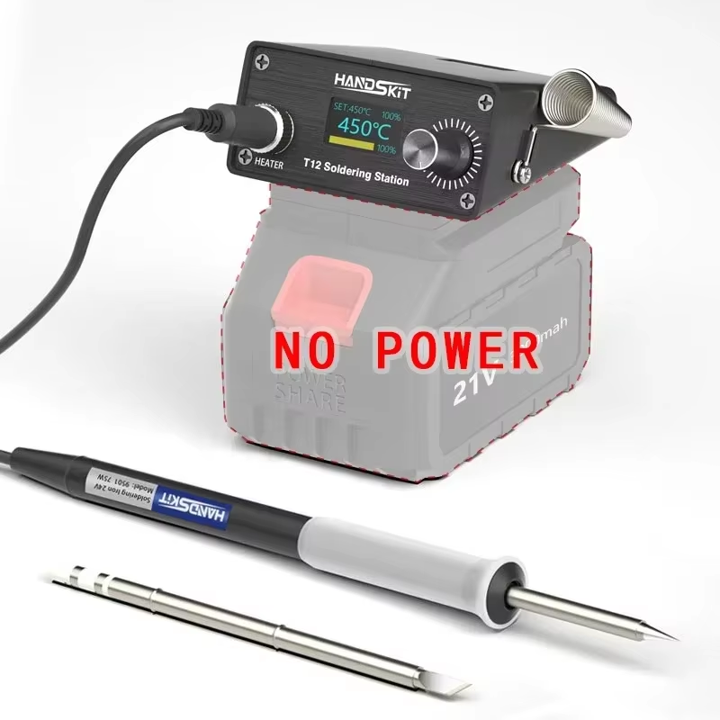 Electronics Repair Services - T12 digitaal soldeerstation met LCD-temperatuurregeling -