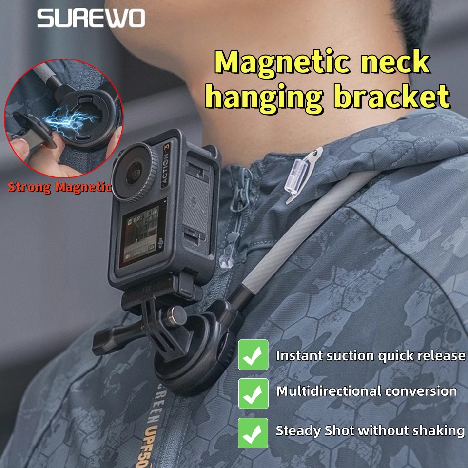 SUREWO Magnetische Quick Relea - Gopro Action Camera Hero 12 Black recensie en prijs