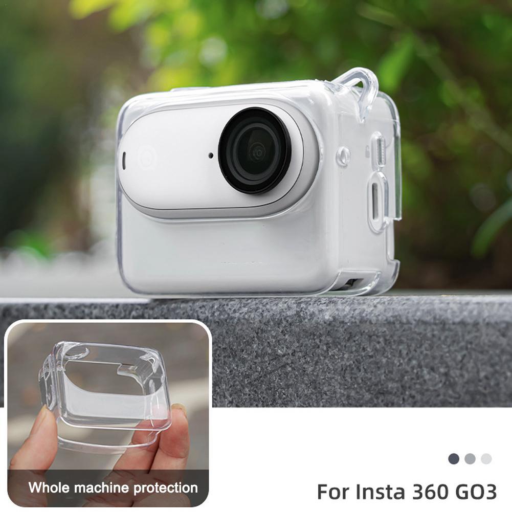 1 stks Transparant/grijs TPU A - Insta360 Camera Go 3 recensie en prijs