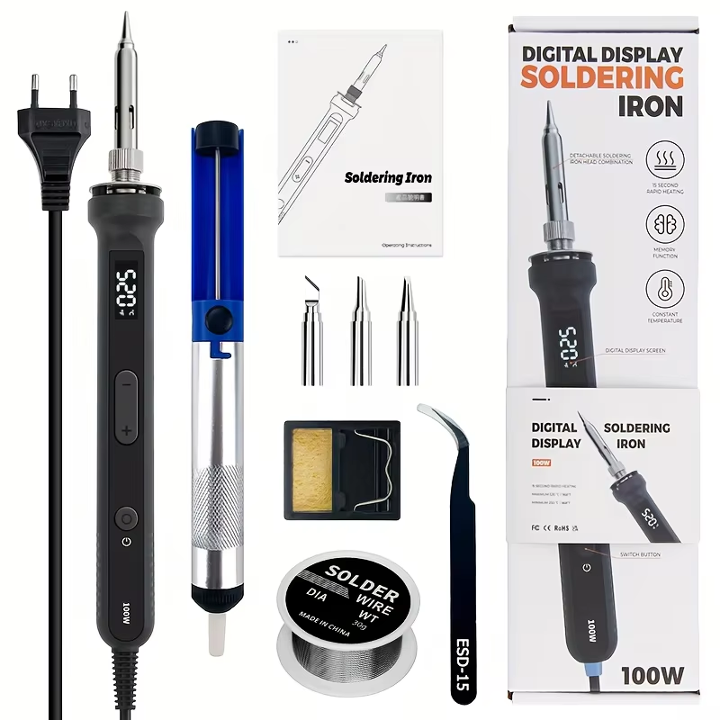 100W digitale soldeerboutset,  - Electronics Repair Workshop recensie en prijs