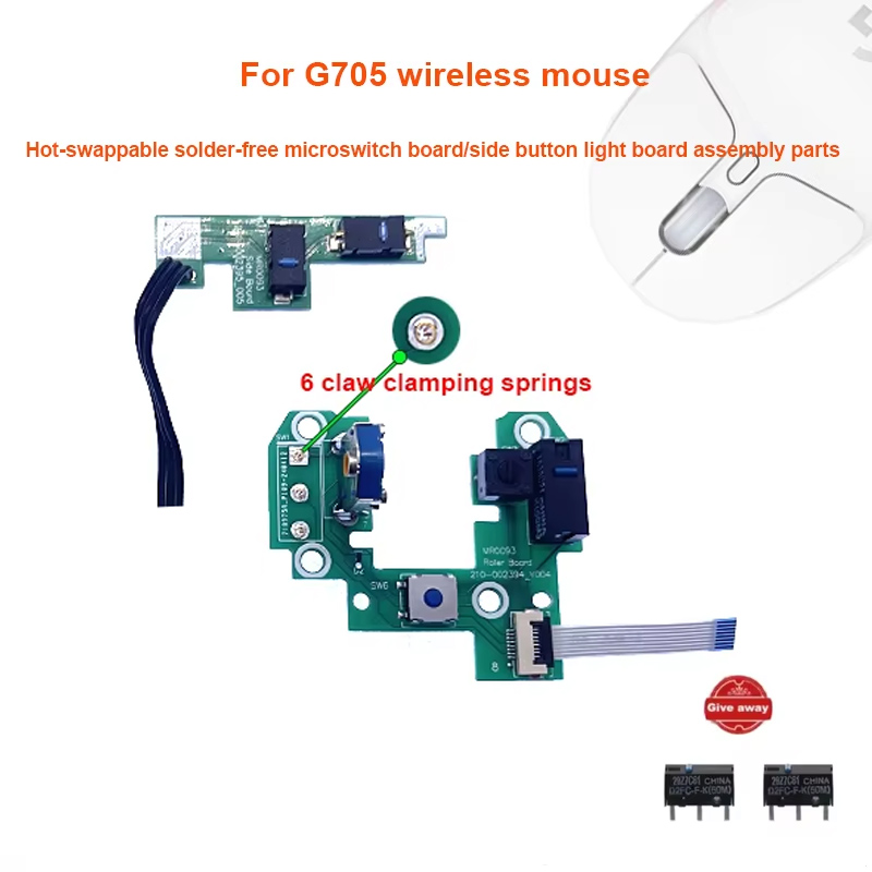 Voor G705 muis hot-swap lassen - Electronics Repair Book recensie en prijs