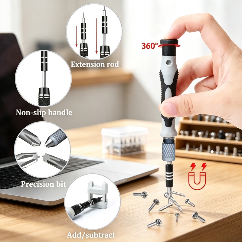 115-in-1 precisie schroevendra - Electronics Repair Book recensie en prijs